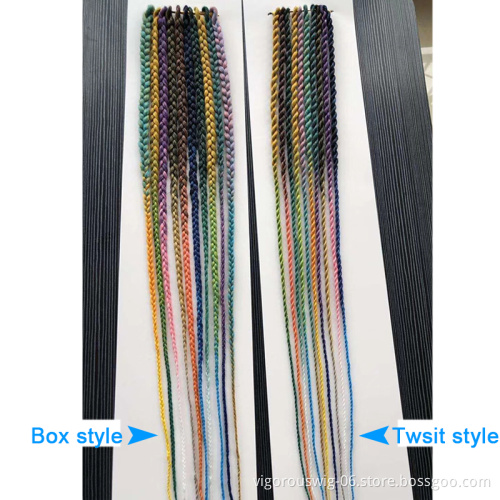 Vigorous Pre Stretched Easy Braid Hair Ombre Jumbo Braiding Hair Blonde Synthetic Crochet Braids Hair Extensions Low Temperature
